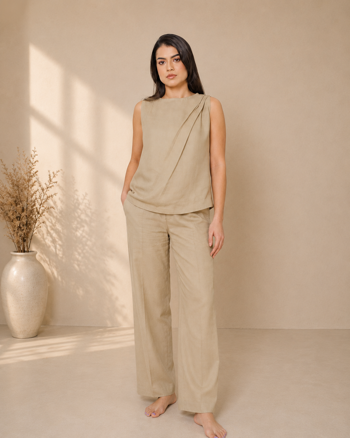 Arden Pleated Set